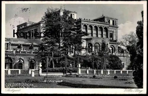 ALTE POSTKARTE STUTTGART VILLA BERG 1933 Haus cpa postcard AK Ansichtskarte