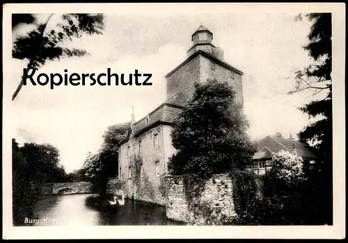 ALTE POSTKARTE BURG KIRSPENICH BAD MÜNSTEREIFEL Schloss castle chateau AK cpa postcard Ansichtskarte