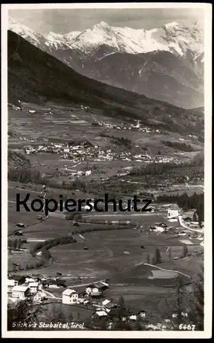 ALTE POSTKARTE BLICK INS STUBAITAL PANORAMA 1941 TIROL NEUSTIFT ? TELFS ? MIEDERS ? AK Ansichtskarte cpa postcard