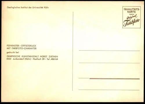 ÄLTERE POSTKARTE KÖLN UNIVERSITÄT GEOLOGISCHES INSTITUT Geologie architecture university université Ansichtskarte Uni AK