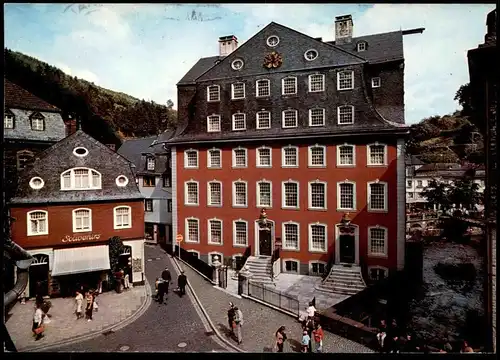 ÄLTERE POSTKARTE MONSCHAU EIFEL ROTES HAUS SOUVENIRS SOUVENIR AK Ansichtskarte cpa postcard