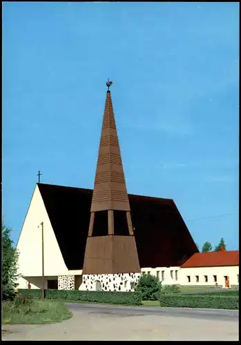 ÄLTERE POSTKARTE SUOMUSSALMEN KIRKKO SUOMUSSALMI Kirche Finnland Suomi church église postcard cpa Ansichtskarte AK