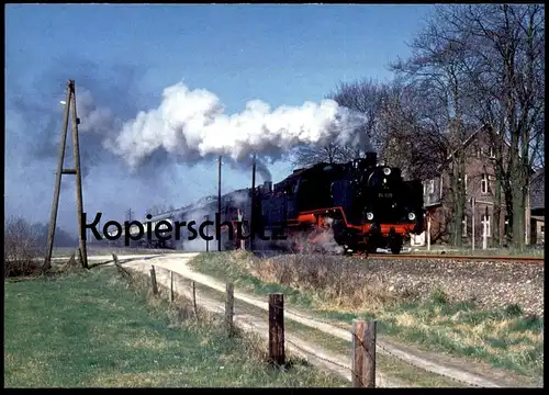 POSTKARTE DAMPFLOK 24009 & 083 RHEINGOLD HÖSTE Lienen Tenderlok locomotive à vapeur steam train Ansichtskarte