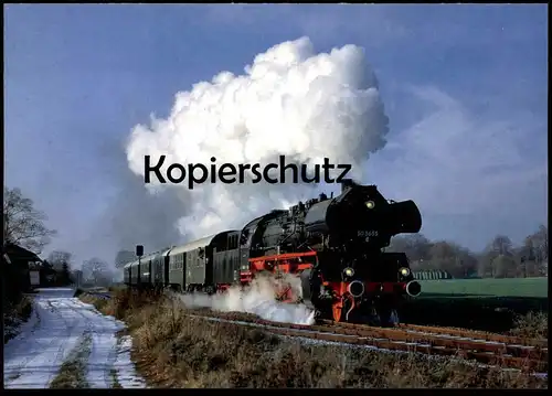 POSTKARTE DAMPFLOK 50 3655 IM BAHNHOF LIENEN Tenderlok locomotive à vapeur steam train station Ansichtskarte postcard AK