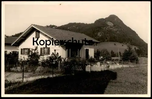 ALTE FOTO POSTKARTE PFRONTEN IM ALLGÄU HAUS HUBERTUS Bayern Geweih Hirschgeweih horns postcard cpa photo Ansichtskarte