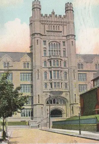 ALTE POSTKARTE MORRIS HIGH SCHOOL BRONX NEW YORK USA Schule école Ansichtskarte postcard cpa AK
