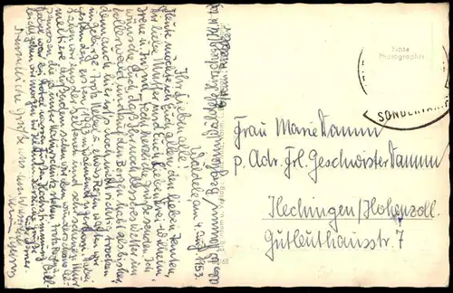 ALTE POSTKARTE KLEINWALSERTAL HIRSCHEGG MIT ELFER- UND ZWÖLFERKOPF Stempel Sondertarif Ansichtskarte AK cpa postcard