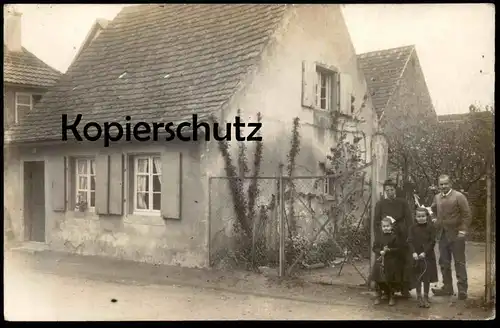 ALTE FOTO POSTKARTE EICHHOFEN HAUS FAMILIE HOLZSCHUHE Nittendorf Kreis Regensburg Ansichtskarte cpa photo postcard AK