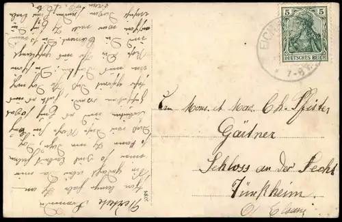 ALTE FOTO POSTKARTE EICHHOFEN HAUS FAMILIE HOLZSCHUHE Nittendorf Kreis Regensburg Ansichtskarte cpa photo postcard AK