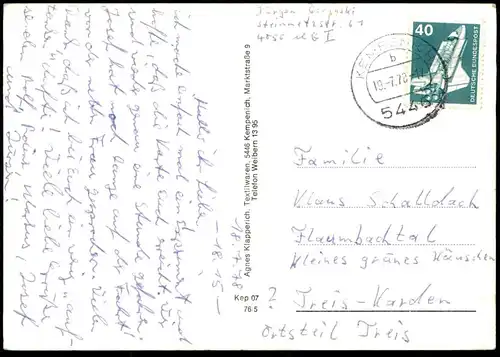 ÄLTERE POSTKARTE KEMPENICH IN DER EIFEL Brohltal Niederzissen Ansichtskarte AK postcard cpa