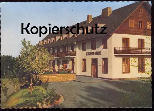 ÄLTERE POSTKARTE BERGHEIM HÖRSTE ÜBER DETMOLD Haus der Gewerkschaft Druck & Papier I. G. Ansichtskarte postcard cpa AK
