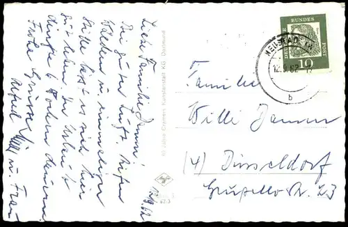 ÄLTERE POSTKARTE ELMSTEIN PFALZ Gesamtansicht Totalansicht Total Lambrecht Ansichtskarte AK postcard