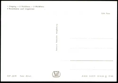 ÄLTERE POSTKARTE GRUSS AUS NEU FAHRLAND BEI POTSDAM SANATORIUM HEINRICH HEINE NEUBAUSIEDLUNG Neufahrland postcard AK cpa