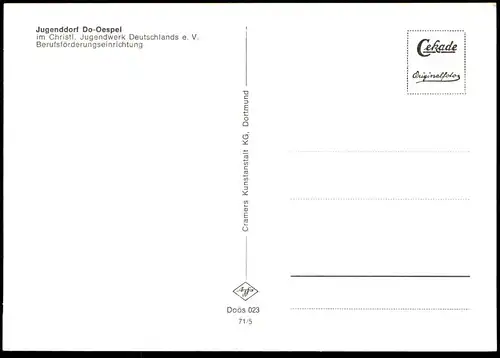 ÄLTERE POSTKARTE DORTMUND JUGENDDORF OESPEL KATHOLISCHES GEMEINDEZENTRUM Ansichtskarte AK postcard cpa