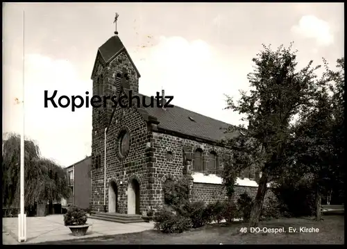 ÄLTERE POSTKARTE DORTMUND OESPEL EVANGELISCHE KIRCHE JUGENDDORF Ansichtskarte AK postcard cpa