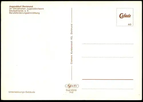 ÄLTERE POSTKARTE DORTMUND OESPEL UNTERWEISUNGS-GEBÄUDE JUGENDDORF Ansichtskarte AK postcard cpa