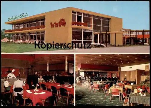 ÄLTERE POSTKARTE ALMELO POSTILJON HOTEL RUIME BENZINE SERVICE STATION COIFFEUR GRILLROOM KOCH Ansichtskarte postcard cpa