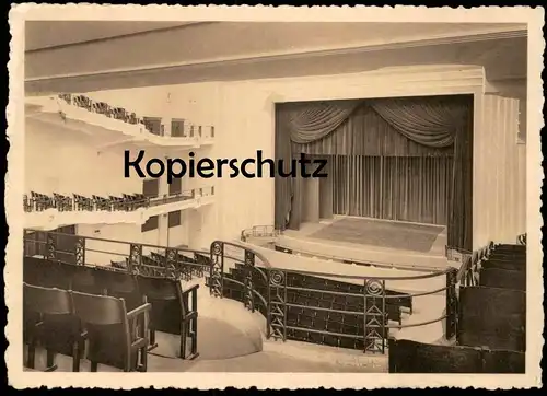 ALTE POSTKARTE BRUXELLES COLLÈGE SAINT-MICHEL LA SALLE DE FETES VUE DU PREMIER BALCON Brüssel Ansichtskarte cpa postcard