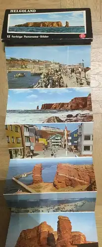 ÄLTERES LEPORELLO HELGOLAND BOOKLET 12 FOTOS LUNG WAI REEDE SCHWIMMBAD NORDSPITZE HANS ANDRES AUFNAHMEN HANS HARTZ