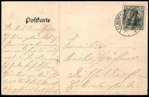 ALTE POSTKARTE WUPPERTAL ELBERFELD STADTTHEATER THEATER Ansichtskarte cpa AK postcard