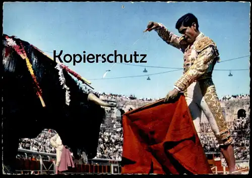 ÄLTERE POSTKARTE CORRIDA DE TOROS DESCABELLO STIERKAMPF Torero bullfight tauromachie cpa postcard AK Ansichtskarte