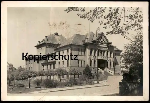 ALTE POSTKARTE ROTH KOSTELETZ 1944 CERVENY KOSTELEC DIVADLO Tschechische Republik Ceska Cesko Ansichtskarte postcard cpa