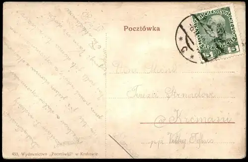 ALTE POSTKARTE TARNOW PLAC SOBIESKIEGO 1914 Sobieski Platz Tarnau Polen polska Poland postcard cpa Ansichtskarte AK