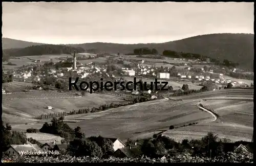 ÄLTERE POSTKARTE WALDKIRCHEN NIEDERBAYERN BAYERN TOTALANSICHT Gesamtansicht Total Ansichtskarte cpa postcard AK