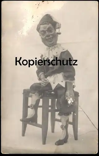 ALTE POSTKARTE NAS KASPAREK KASPER KASPERLE CLOWN STEMPEL OLOMOUC Olmütz Tschechische Republik Ceska Cesko AK postcard