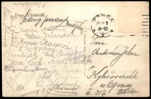 ALTE POSTKARTE BRNO VYSTAVISTE Brünn Mähren Czech Republic Ceska Republika Tschechien
