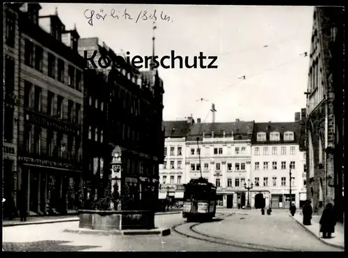 ÄLTERE POSTKARTE GÖRLITZ 100 JAHRE STRASSENBAHN tram tramway Triebwagen 1897 Steinfurth Zgorzelec Ansichtskarte postcard