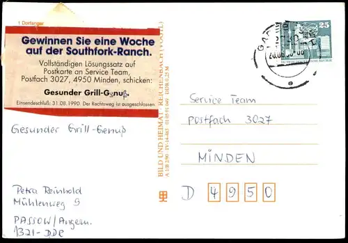 ÄLTERE POSTKARTE PASSOW KREIS ANGERMÜNDE DORFANGER EINKAUSZENTRUM ERNST SCHNELLER OBERSCHULE Ansichtskarte postcard cpa