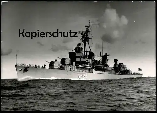 ÄLTERE POSTKARTE KIEL MARINE FOTOGRAF RENARD ZERSTÖRER D171 Kimon Kriegsschiff warship war vessel bateau de guerre cpa