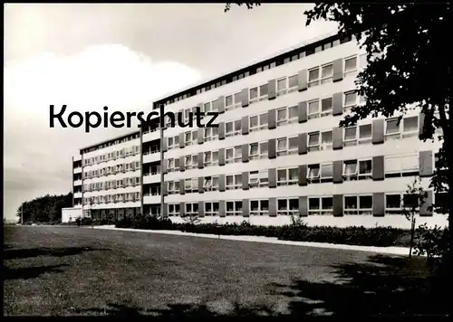 ÄLTERE POSTKARTE FRANZISKUS-HOSPITAL HARDERBERG GEORGSMARIENHÜTTE bei Osnabrück Osnabrueck Krankenhaus Hopital cpa AK