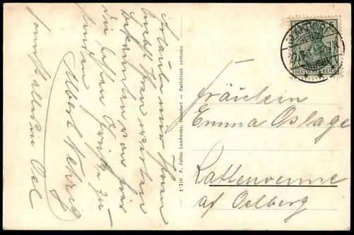 ALTE POSTKARTE GLANDORF KRIEGERDENKMAL DENKMAL KAISER WILHELM II. Adler eagle Ansichtskarte AK cpa postcard