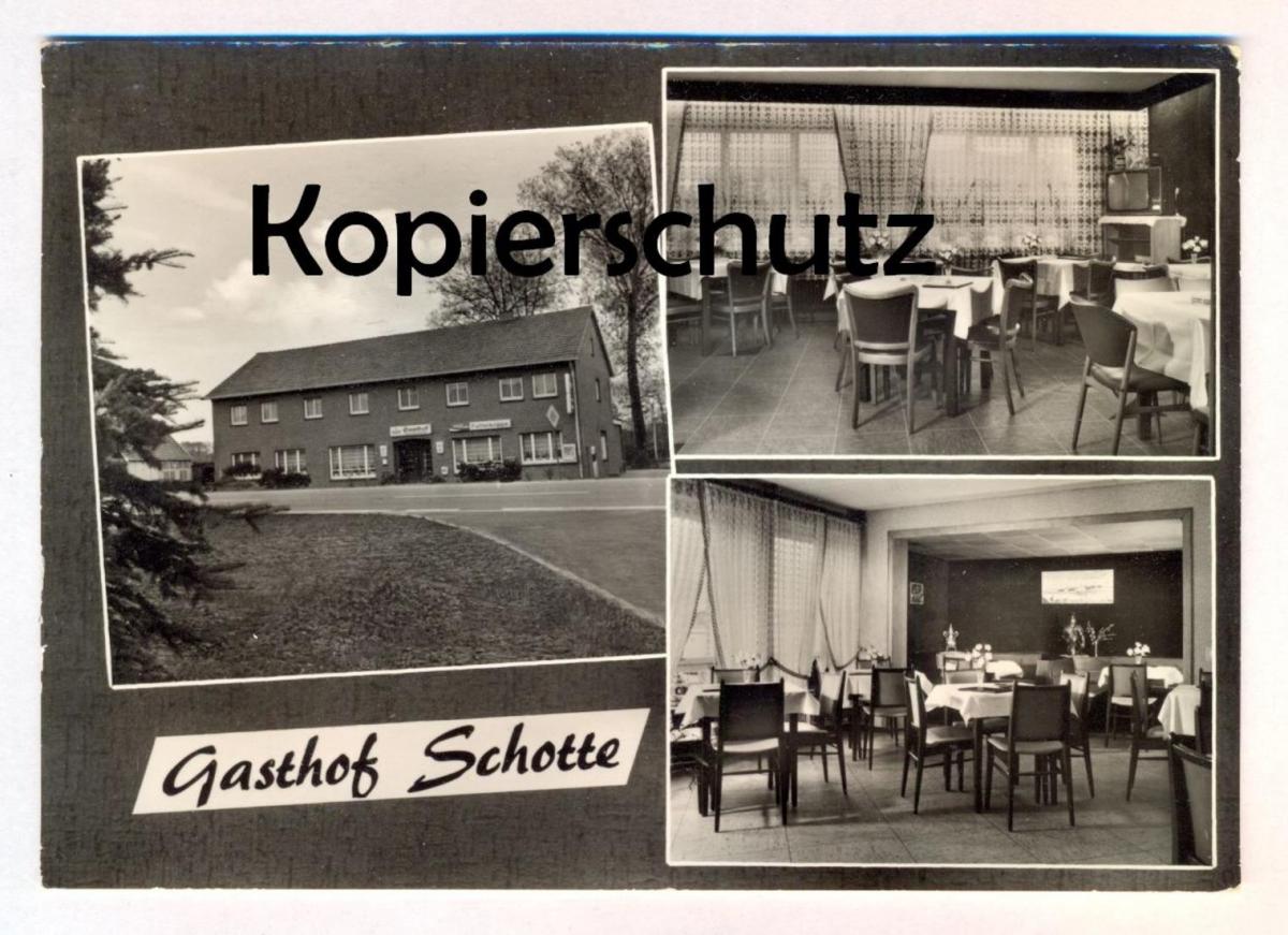 ALTE POSTKARTE LINGEN EMS GASTHOF FRANZ SCHOTTE ESTRINGEN