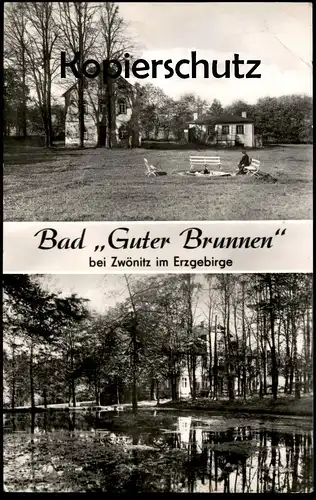 ÄLTERE POSTKARTE BAD GUTER BRUNNEN BEI ZWÖNITZ ERZGEBIRGE Sachsen postcard AK