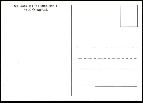 ÄLTERE POSTKARTE OSNABRÜCK MARIENHAUS GUT SUTTHAUSEN Ansichtskarte AK cpa postcard