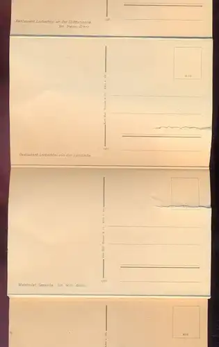 ALTE POSTKARTE LEPORELLO 12 ANSICHTSKARTEN URFTTALSPERRE GEMÜND HEIMBACH SPERRMAUER RESTAURANT LORBACHTAL CARL ARENS AK