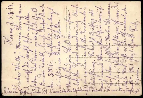 ALTE FOTO POSTKARTE HERNE RECKLINGHAUSEN HAARDWANDERUNG 05.08 1917 HAARD cpa photo postcard