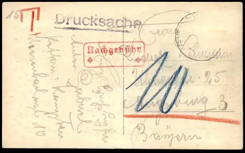 ALTE POSTKARTE MUSIKKAPELLE JENBACH BAD FEILNBACH Tuba Trommel Trompete Kapelle Tracht Ansichtskarte cpa photo postcard