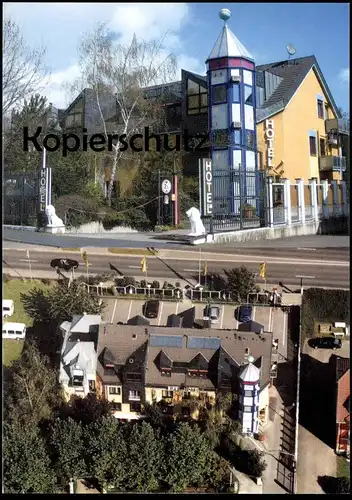 POSTKARTE EUSKIRCHEN DESIGN HOTEL LÖWEN Löwe lion lions postcard AK Ansichtskarte cpa
