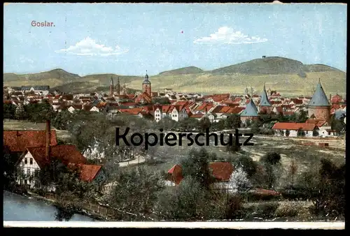 ALTE POSTKARTE GOSLAR GESAMTANSICHT Total Totalansicht Ansichtskarte AK postcard cpa