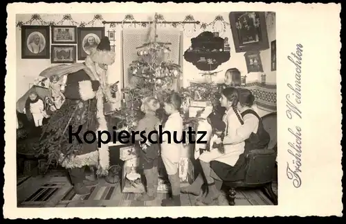 ALTE POSTKARTE WEIHNACHTEN ALT AUSSEE NIKOLO NIKOLAUS WEIHNACHTSMANN SPIELZEUG Altaussee Steiermark Österreich Austria