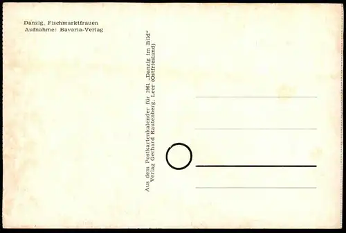 ÄLTERE POSTKARTE DANZIG FISCHMARKTFRAUEN FISCHMARKT Gdansk Polska Poland postcard Ansichtskarte cpa AK