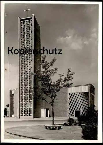 ÄLTERE POSTKARTE MARL HAMM WALDSIEDLUNG ST. BARBARA Kirche church église cpa postcard AK Ansichtskarte