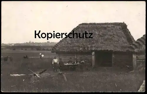 ALTE FOTO POSTKARTE LIZINE Doubs Bauernhaus Haus Pferd Pferde um 1916 cpa photo Ansichtskarte postcard