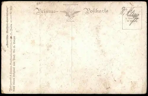 ALTE POSTKARTE ROTKÄPPCHEN Le petit chaperon rouge little Red Riding Hood girl Kind child enfant cpa AK postcard