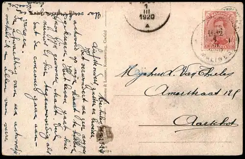 ALTE KÜNSTLER POSTKARTE KAISERSWERTH CHR. ECKSTEIN DÜSSELDORF cpa postcard Ansichtskarte AK