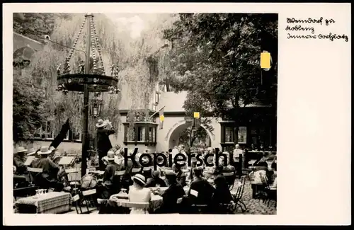 ALTE POSTKARTE KOBLENZ INNERER DORFPLATZ WEINDORF Musik Flaggen Coblenz Ansichtskarte AK cpa postcard